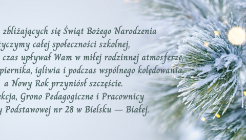 Obrazek newsa Życzenia Bożonarodzeniowe